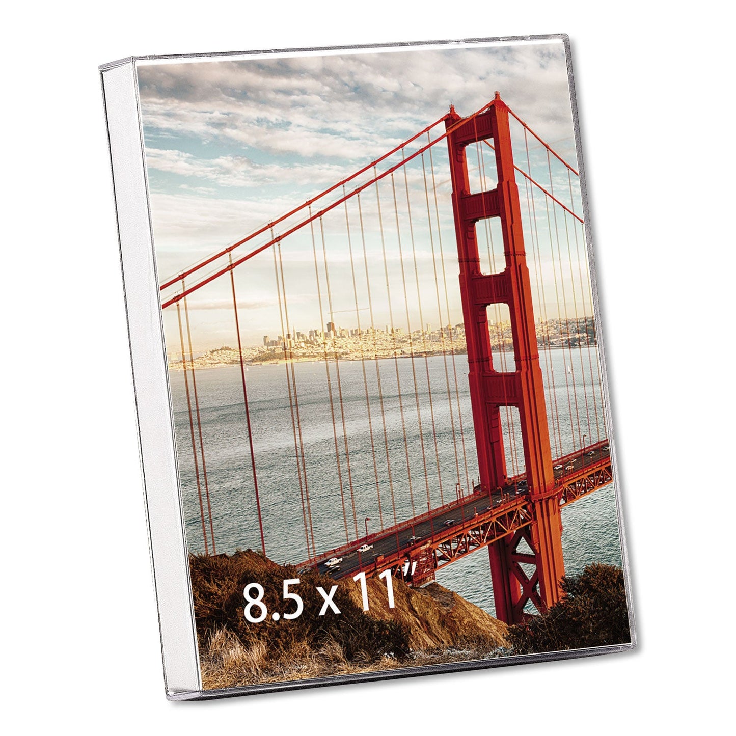 Universal Clear Box Frame, Plastic, 8.5 x 11 Insert, Clear