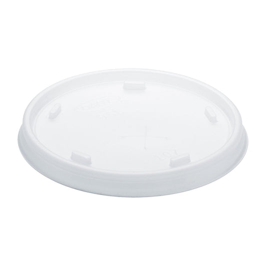 Dart Plastic Cold Cup Lids, Fits 8 oz to 9 oz Cups, Translucent, 100 Pack, 10 Packs/Carton