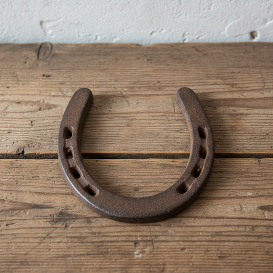 Classic Cast Iron Horseshoe, Lucky Rustic Wall Decor Accent