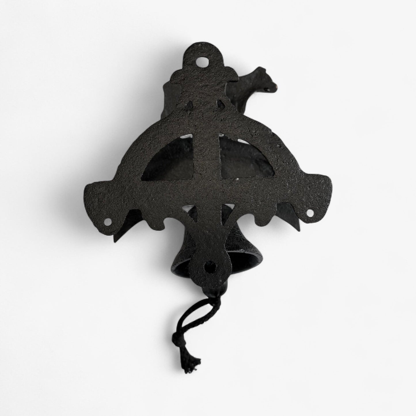 Rustic Cast Iron Cow Welcome Bell Sign, Farmhouse Door Decor