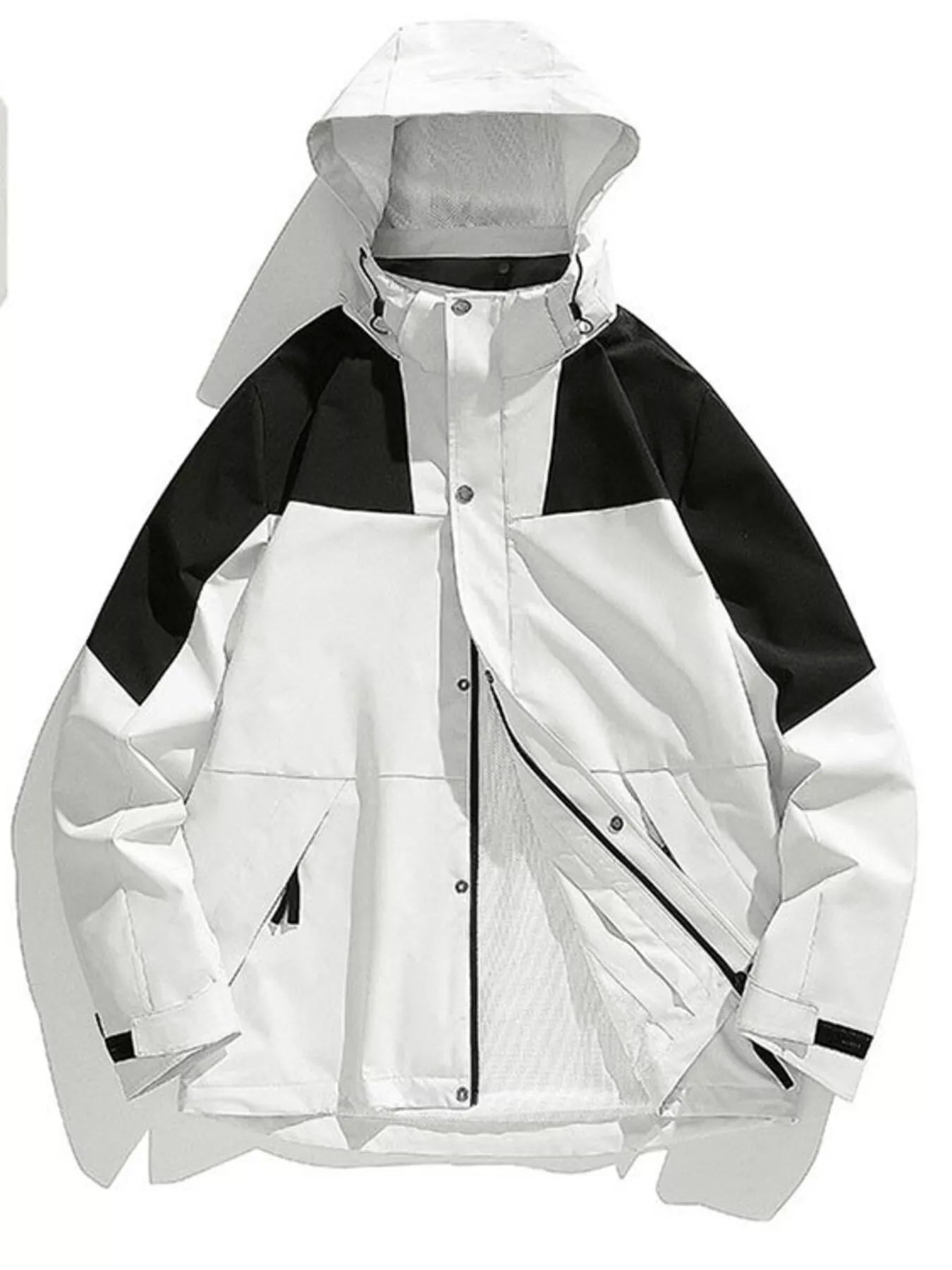 Men's Full Size Hooded Windproof Outdoor Coat Plus Size