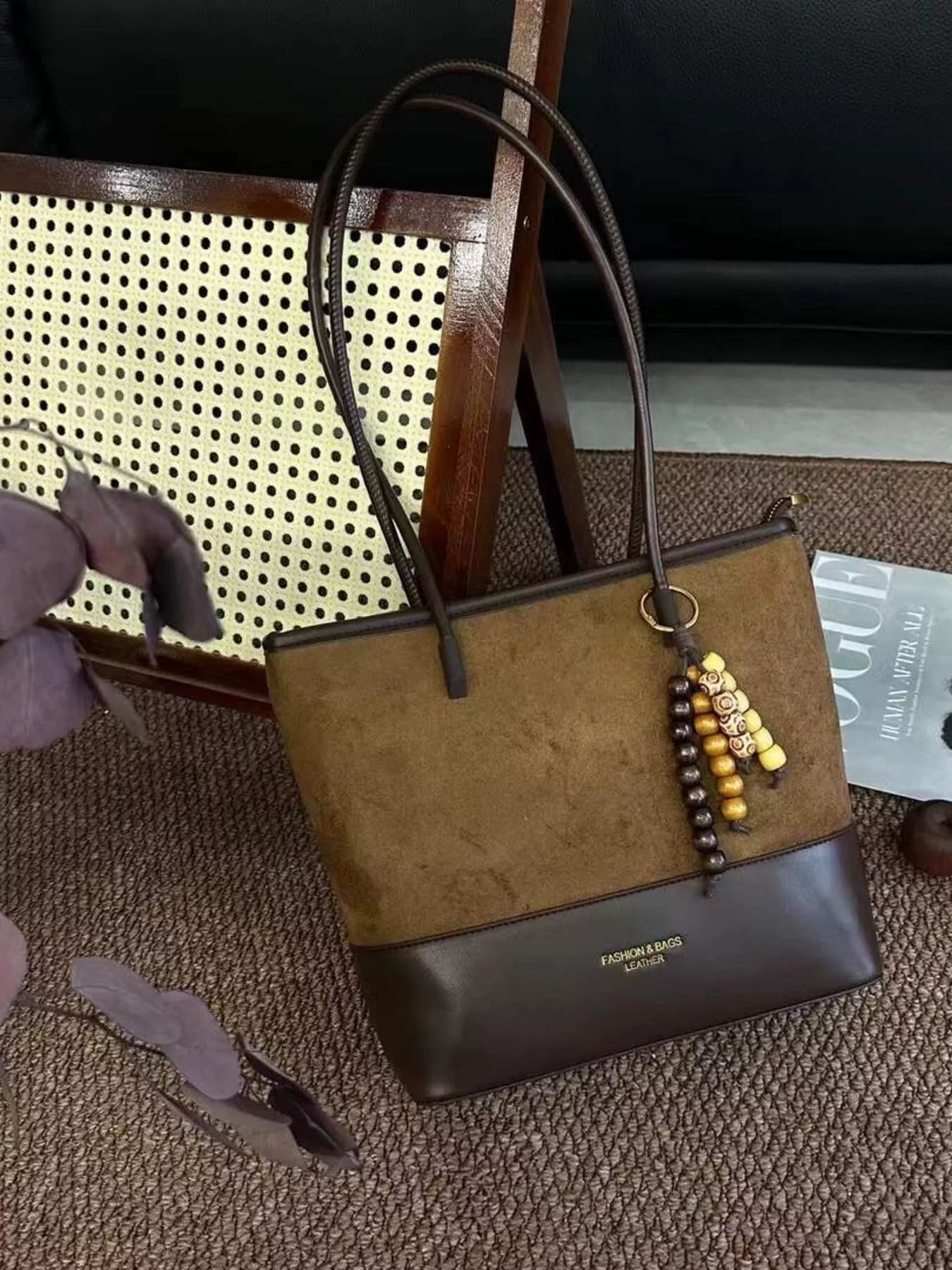 Color Block Shoulder Bag