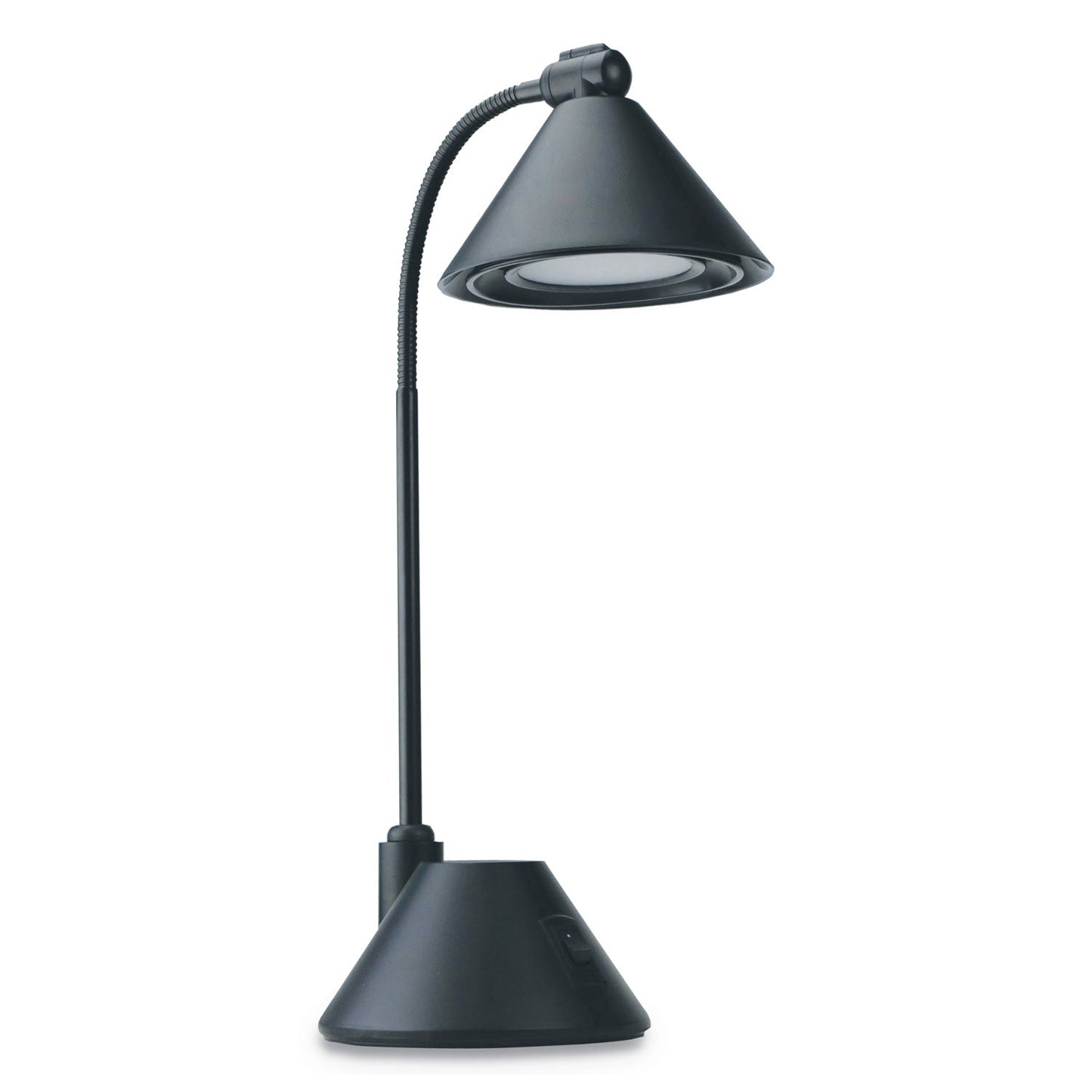 Alera LED Task Lamp, 5.38"w x 9.88"d x 17"h, Black