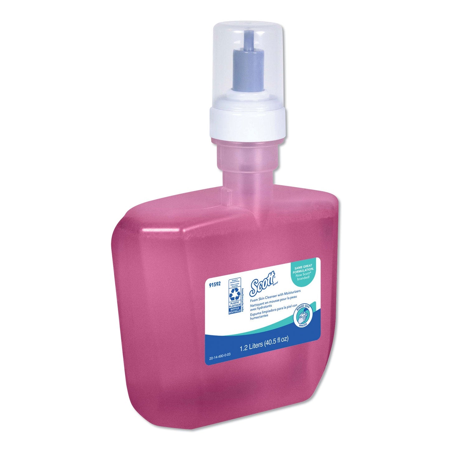Scott Pro Foam Skin Cleanser with Moisturizers, Citrus Floral, 1.2 L Refill, 2/Carton