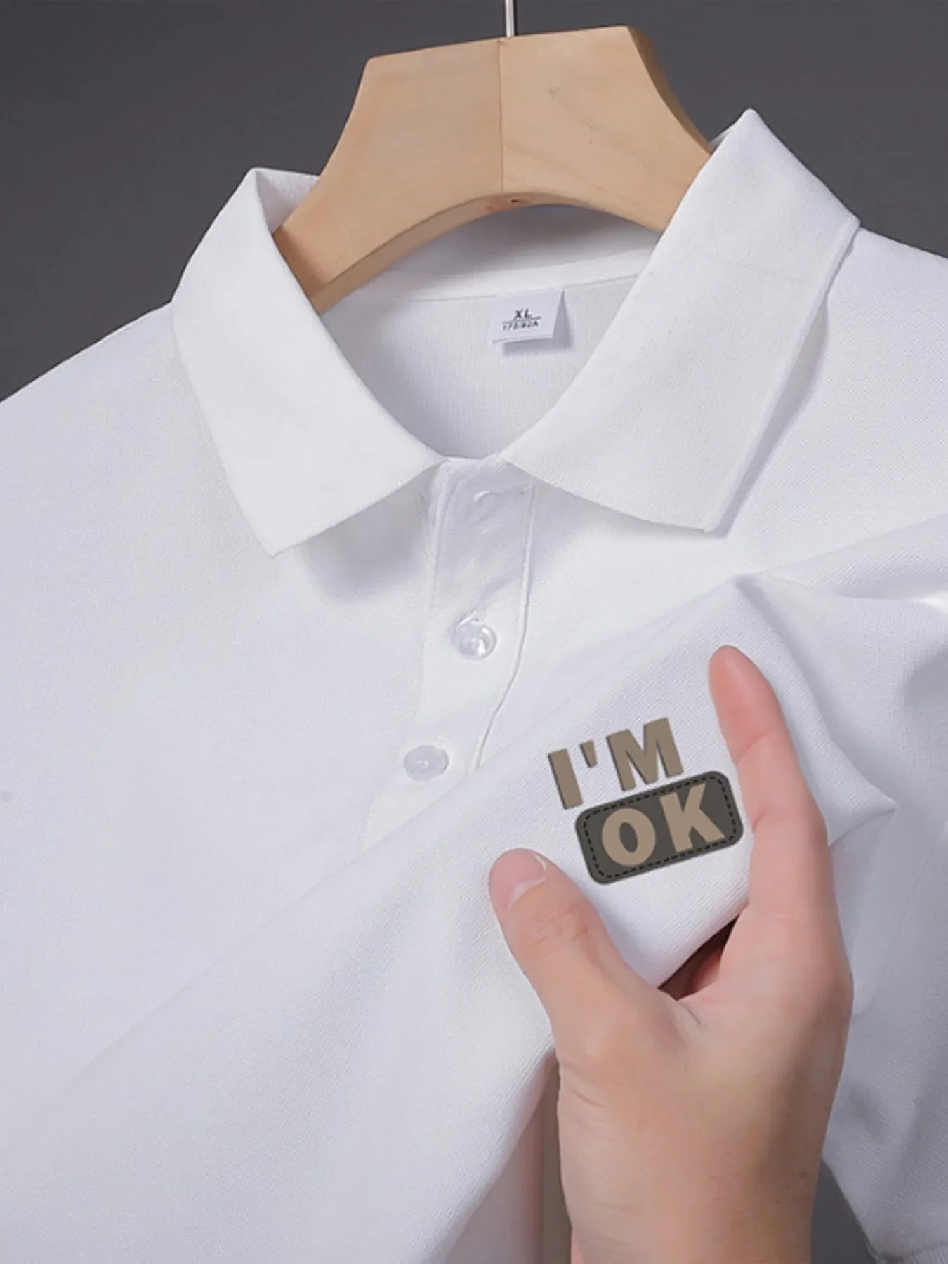 Men's Plus Size Casual Short Sleeve Polo Shirt