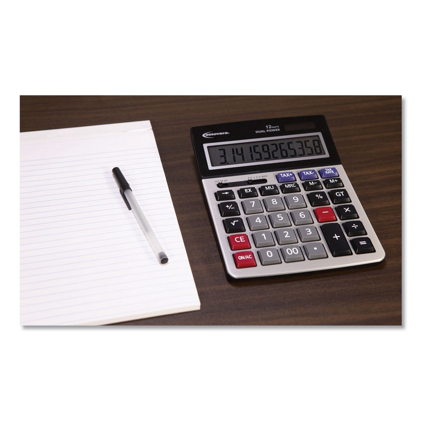 Innovera 15975 Large Display Calculator, 12-Digit LCD