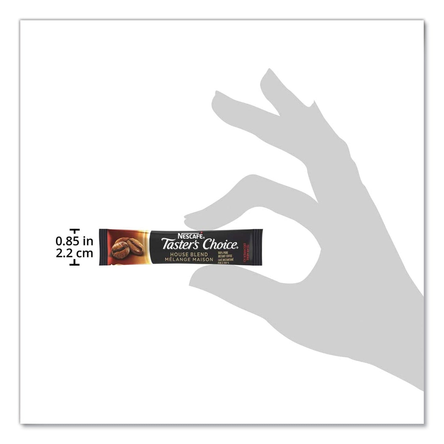 Nescafé Taster's Choice Stick Pack, House Blend, 80/Box