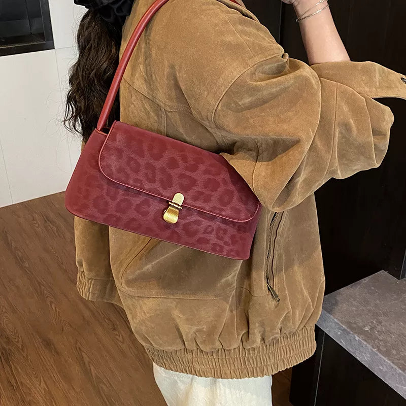 Leopard Print Shoulder Bag