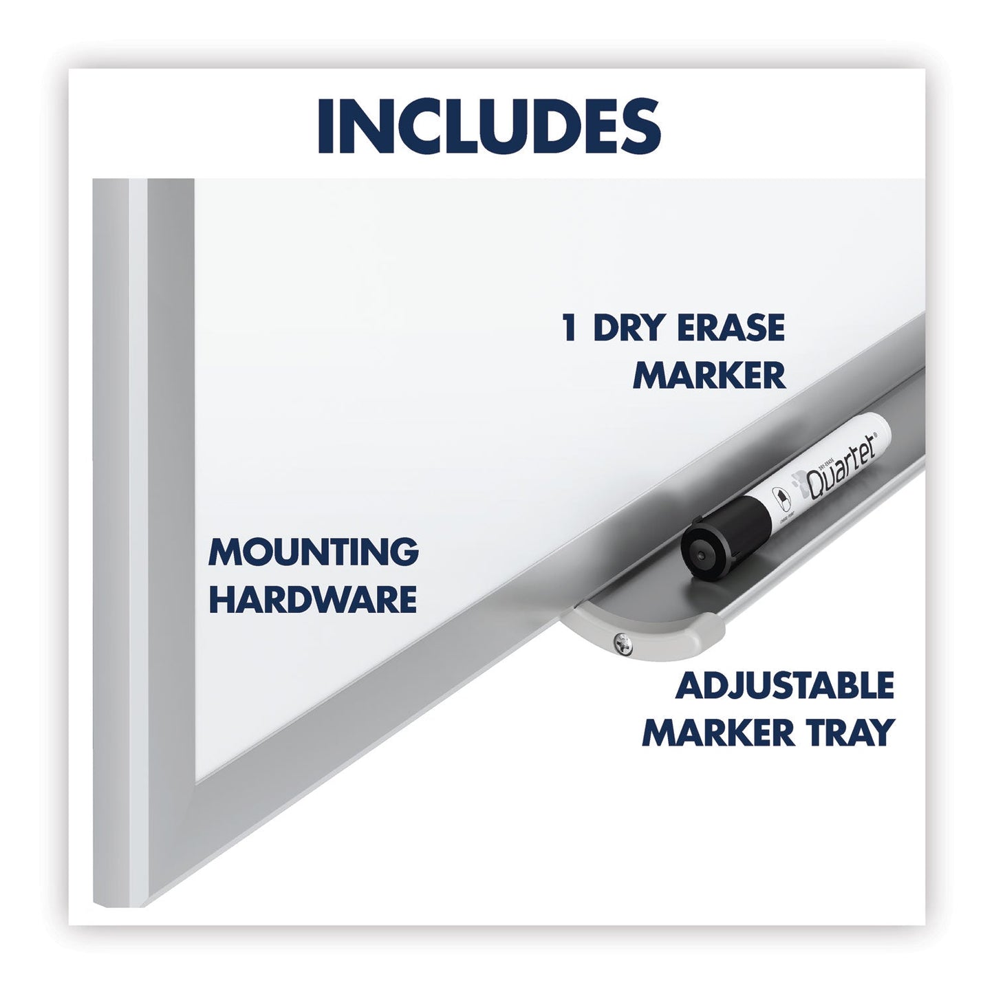 Quartet Classic Series Nano-Clean Dry Erase Board, 72 x 48, Silver Frame