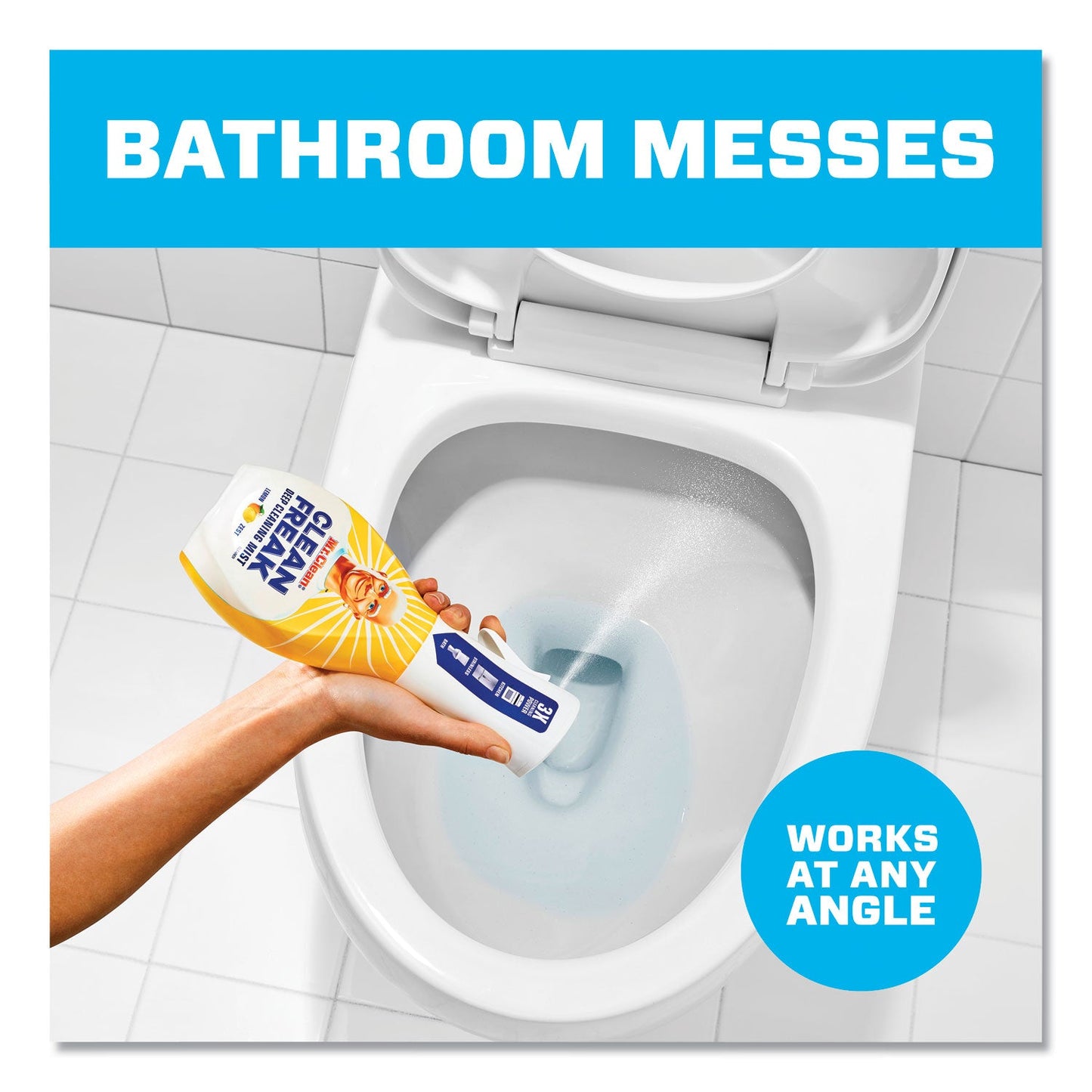 Mr. Clean Clean Freak Deep Cleaning Mist Multi-Surface Spray, Lemon, 16 oz Spray Bottle
