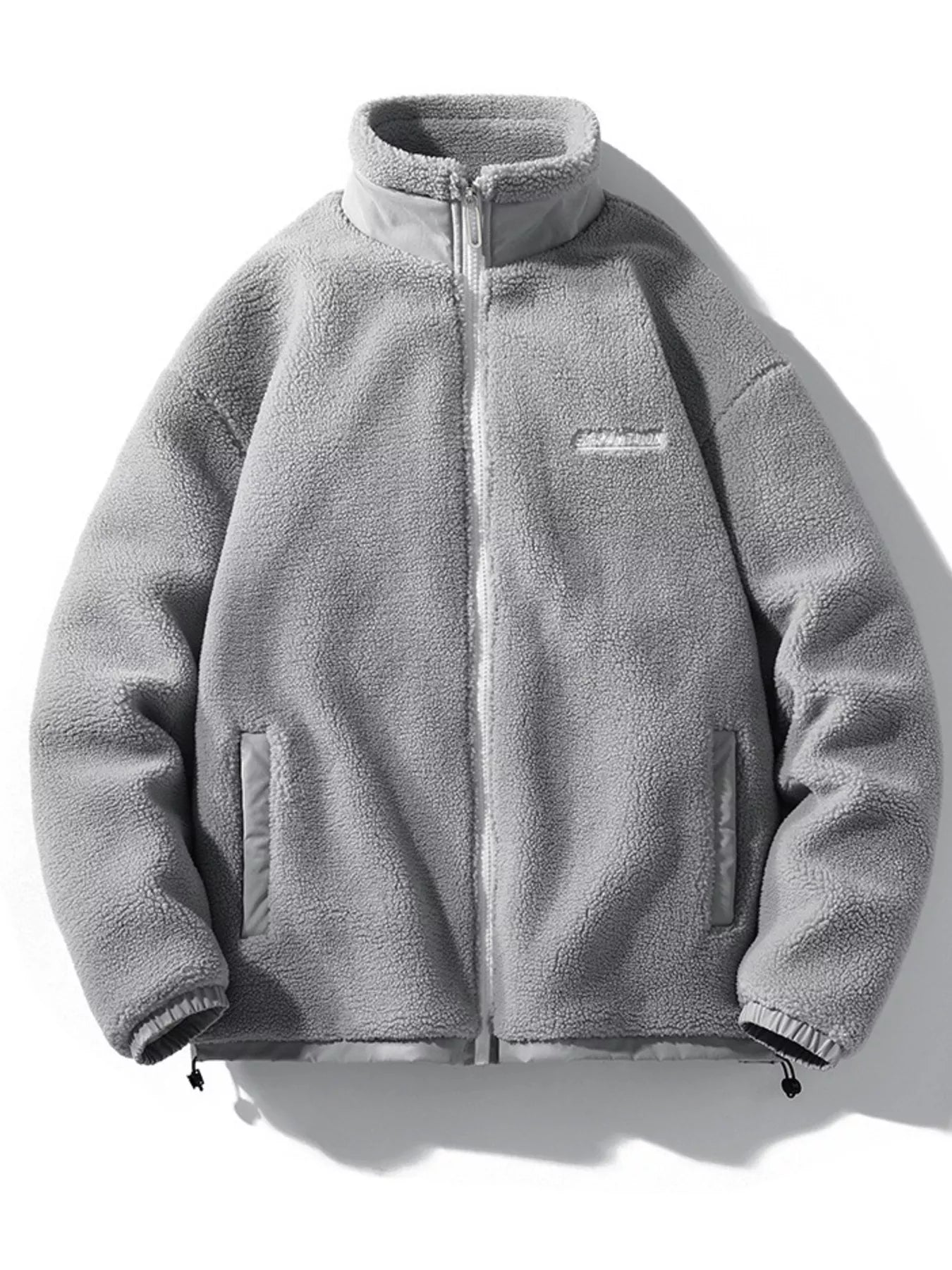 Men's Plus Size Cozy Fleece Full-Zip Jacket