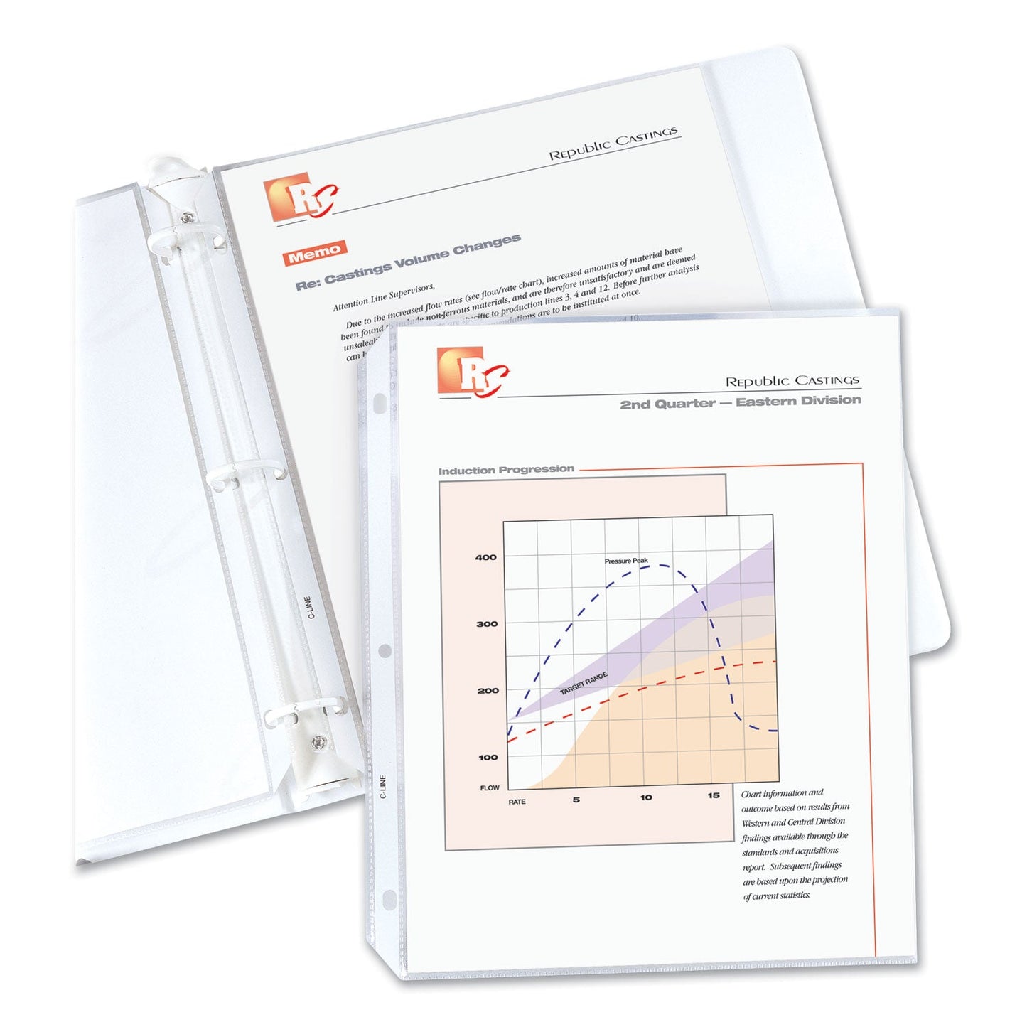 C-Line Standard Weight Polypropylene Sheet Protectors, Non-Glare, 2", 11 x 8.5, 50/Box