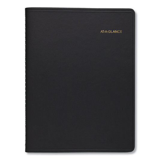 AT-A-GLANCE Two-Person Group Daily Appointment Book, 11 x 8, Black Cover, 12-Month (Jan to Dec): 2023