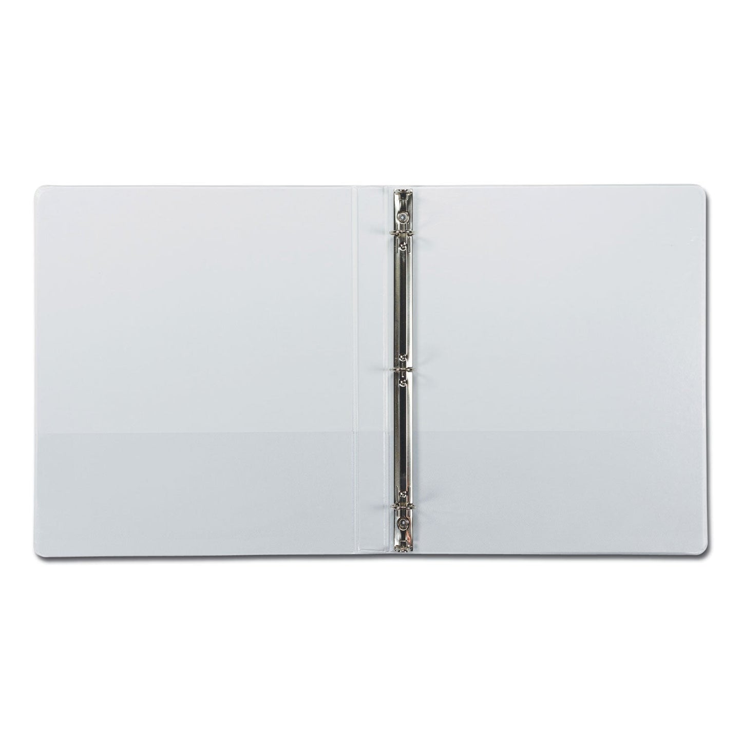 Samsill Earth's Choice Biobased Round Ring View Binder, 3 Rings, 0.5" Capacity, 11 x 8.5, White