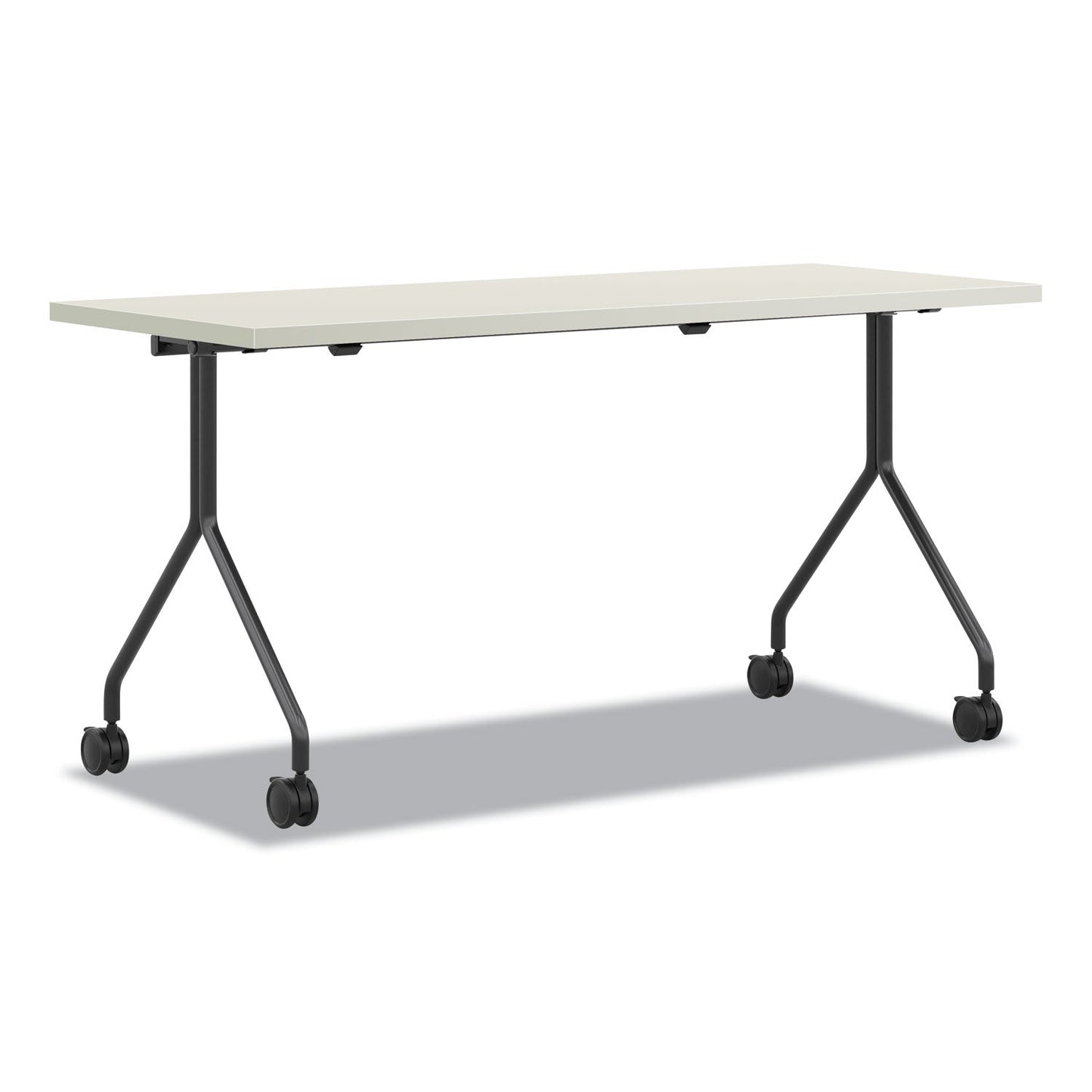 HON Between Nested Multipurpose Tables, Rectangular, 48w x 24d x 29h, Silver Mesh/Loft