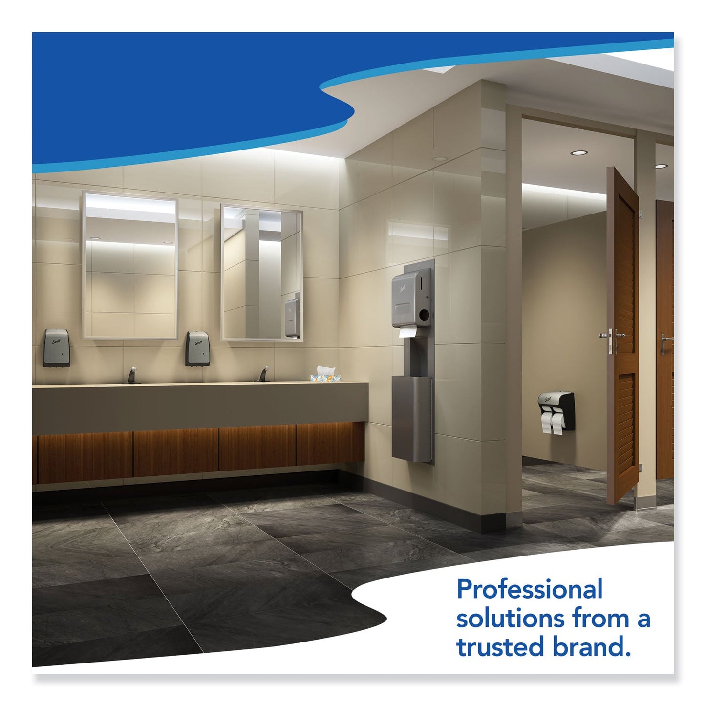 Scott Essential Standard Roll Bathroom Tissue for Business, Septic Safe, 2-Ply, White, 550 Sheets/Roll, 80/Carton