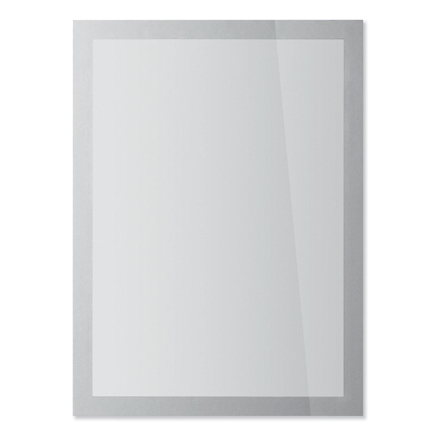 Durable DURAFRAME SUN Sign Holder, 8.5 x 11, Silver Frame, 2/Pack