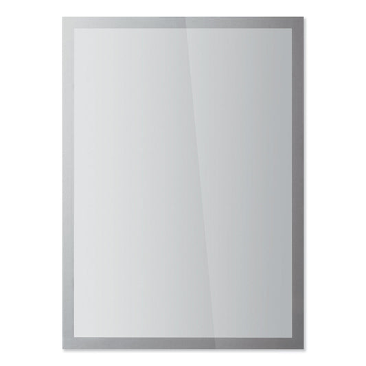 Durable DURAFRAME SUN Sign Holder, 11 x 17, Silver Frame, 2/Pack