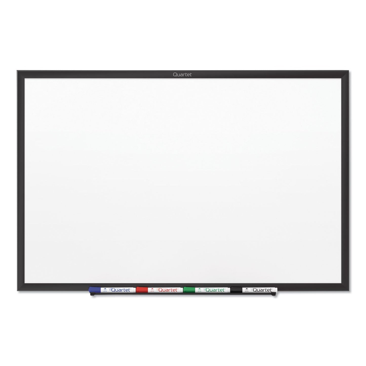 Quartet Classic Series Nano-Clean Dry Erase Board, 48 x 36, Black Aluminum Frame