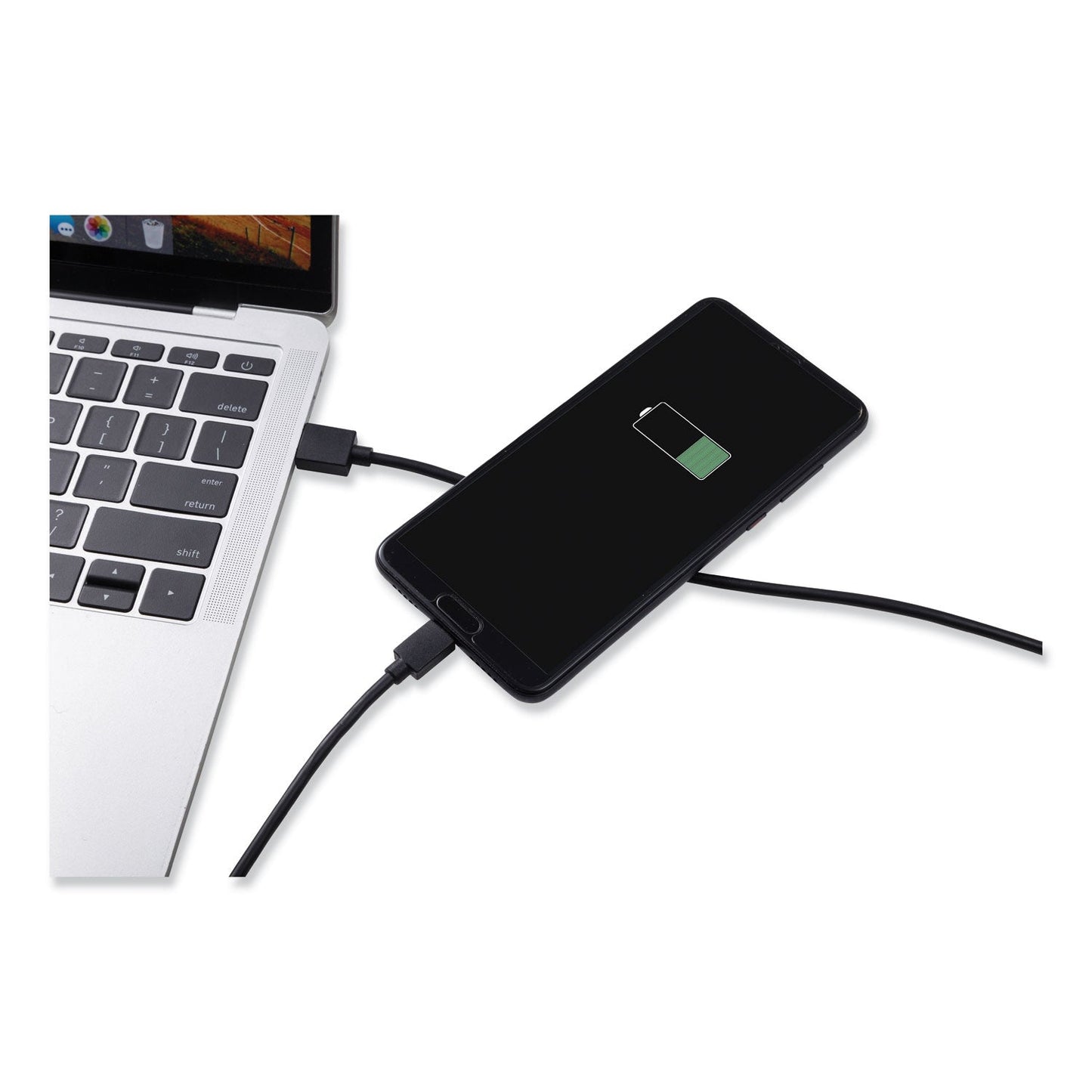 Innovera USB to USB C Cable, 3 ft, Black