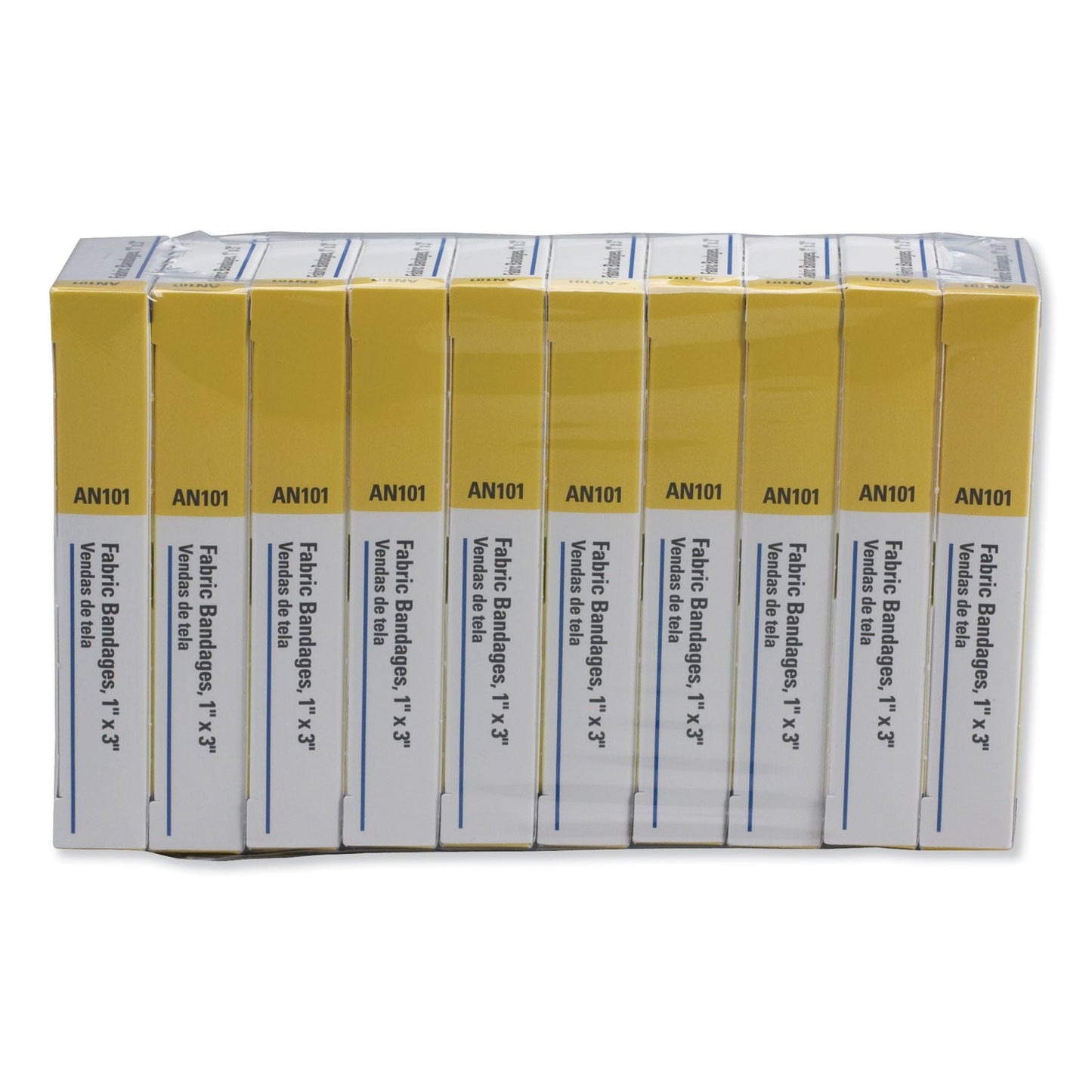 First Aid Only First-Aid Refill Fabric Adhesive Bandages, 1 x 3, 160/Pack