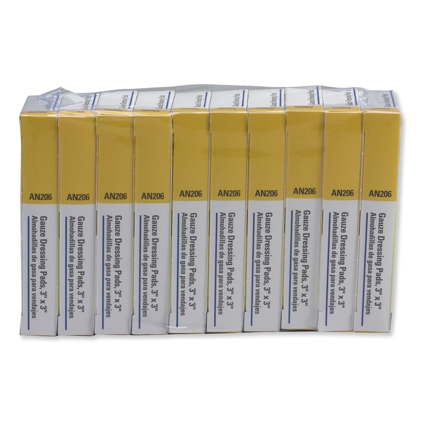 First Aid Only Refill Gauze Pads for Ansi-Compliant First Aid Kits/Cabinets, Sterile, 3 x 3, 40/Pack