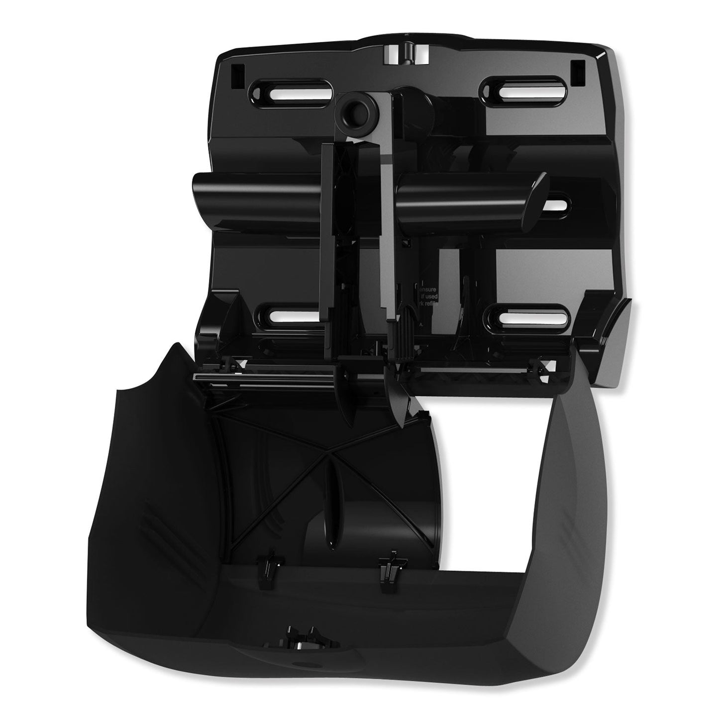 Tork Twin Bath Tissue Roll Dispenser for OptiCore, 11.06 x 7.18 x 8.81, Black