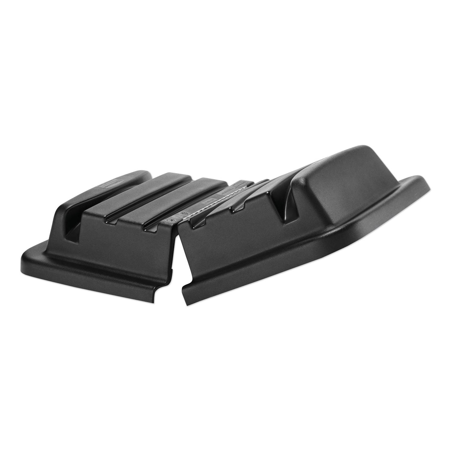 Rubbermaid Hinged Dome Lid for Cube Truck, Black