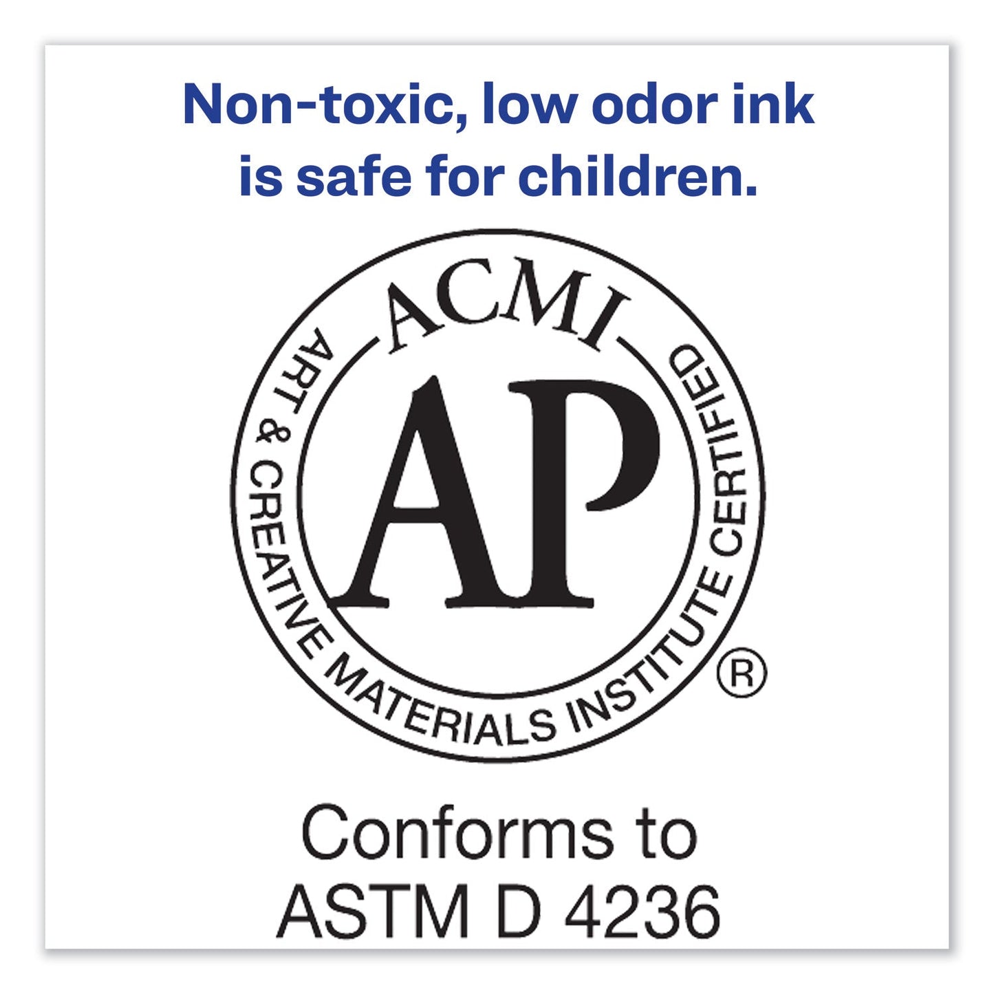 Avery MARKS A LOT Extra-Large Desk-Style Permanent Marker, Extra-Broad Chisel Tip, Black (24148)