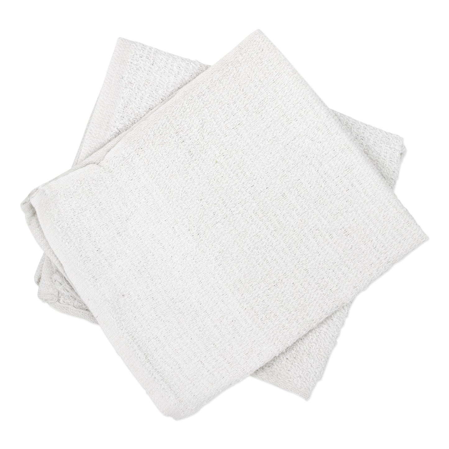 HOSPECO Counter Cloth/Bar Mop, 15.5 x 17, White, Cotton, 60/Carton