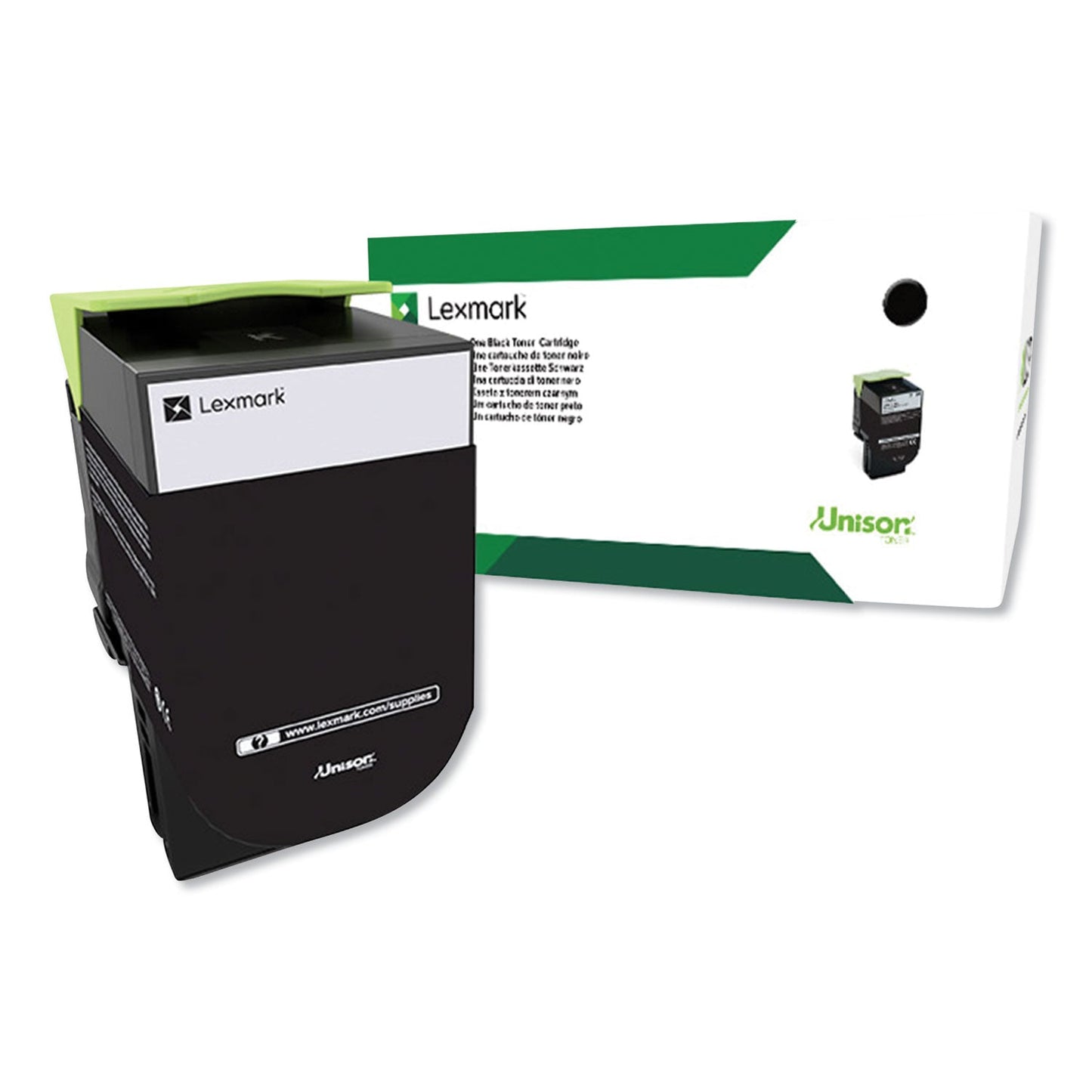 Lexmark 80C0HKG Return Program High-Yield Toner, 4,000 Page-Yield, Black, TAA Compliant
