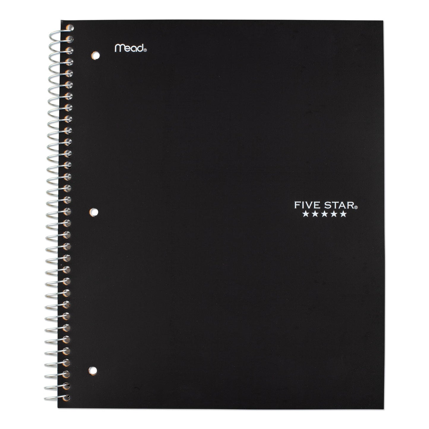 Five Star Wirebound Notebook, 5 Subject, 8 Pockets, Medium/College Rule, Randomly Assorted Covers, 11 x 8.5, 200 Sheets