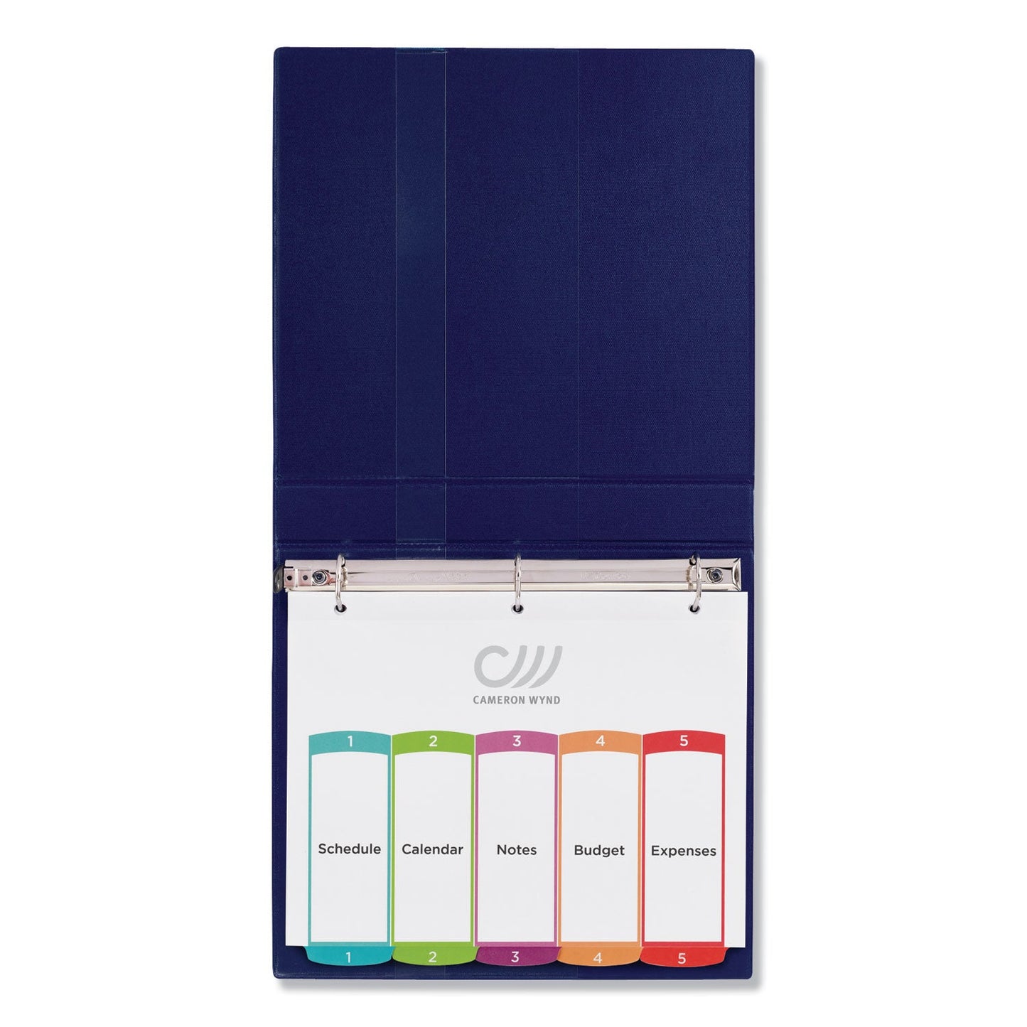 Avery Customizable TOC Ready Index Multicolor Tab Dividers, 5-Tab, 1 to 5, 11 x 8.5, White, Contemporary Color Tabs, 1 Set