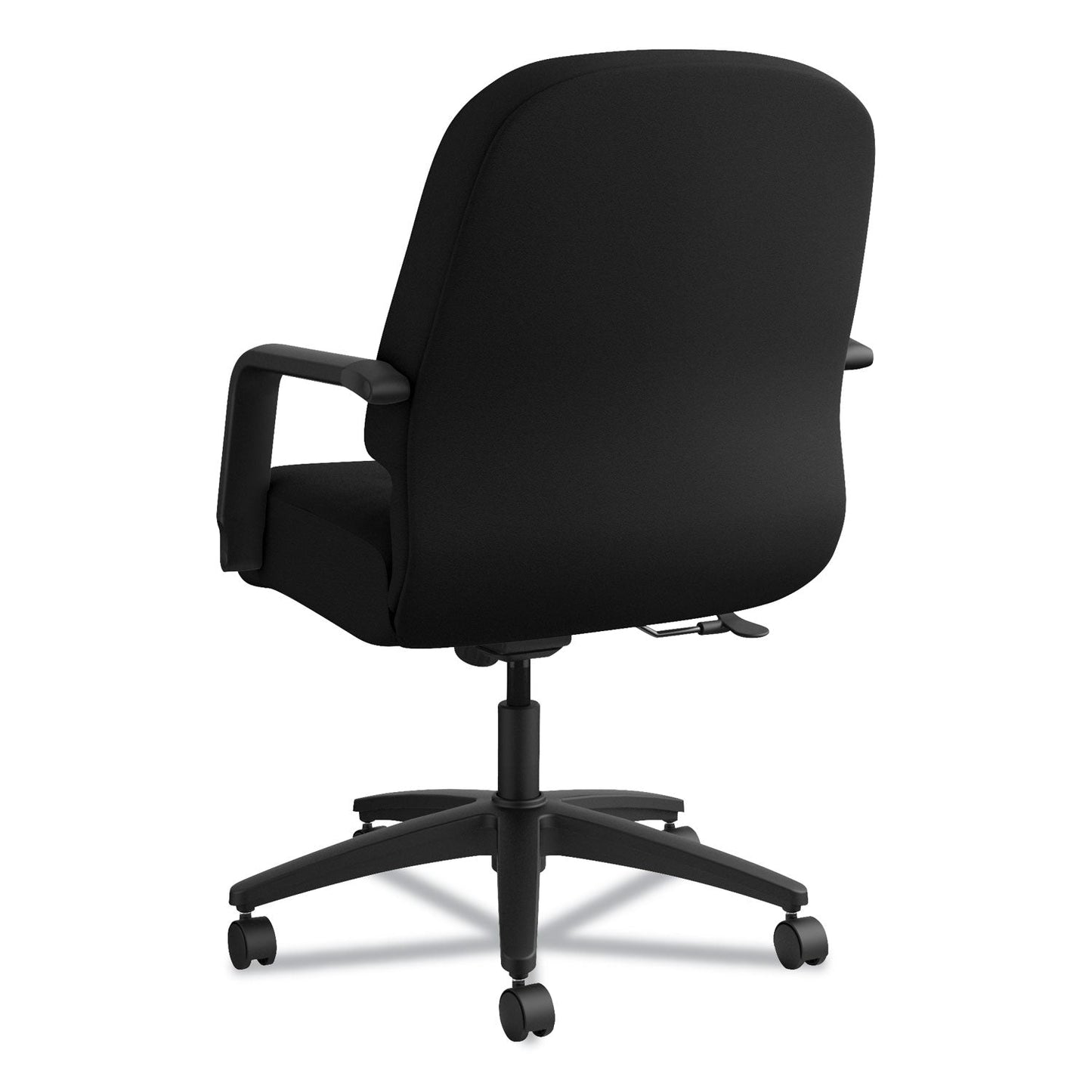 HON Pillow-Soft 2090 Series Managerial Mid-Back Swivel/Tilt Chair, Supports Up to 300 lb, 17" to 21" Seat Height, Black