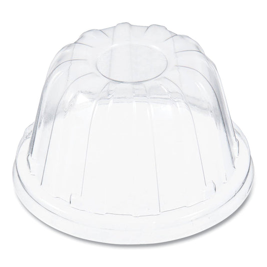 Dart D-T Sundae/Cold Cup Lids, Fits 6, 8, 12 oz Foam Cups, Clear, 50/Pack, 20 Packs/Carton