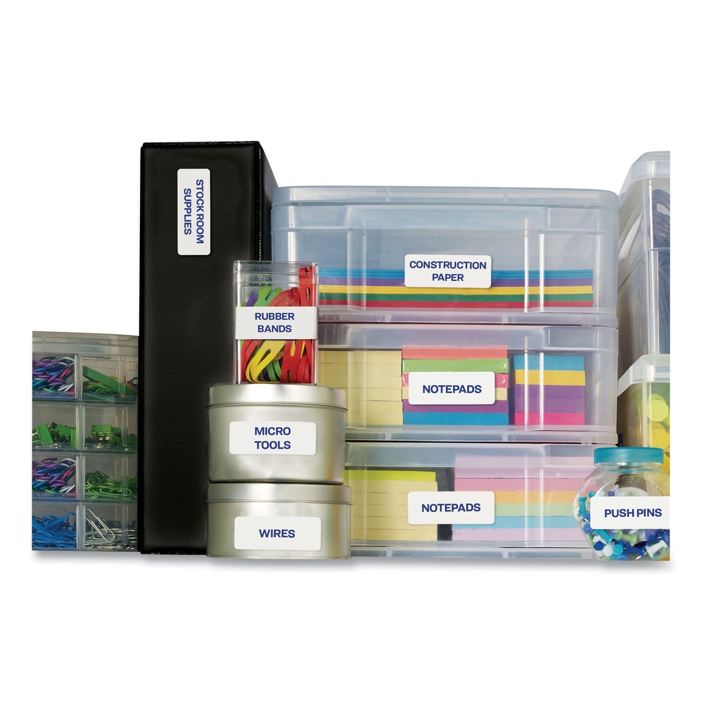Avery Easy Peel White Address Labels w/ Sure Feed Technology, Inkjet Printers, 0.5 x 1.75, White, 80/Sheet, 25 Sheets/Pack