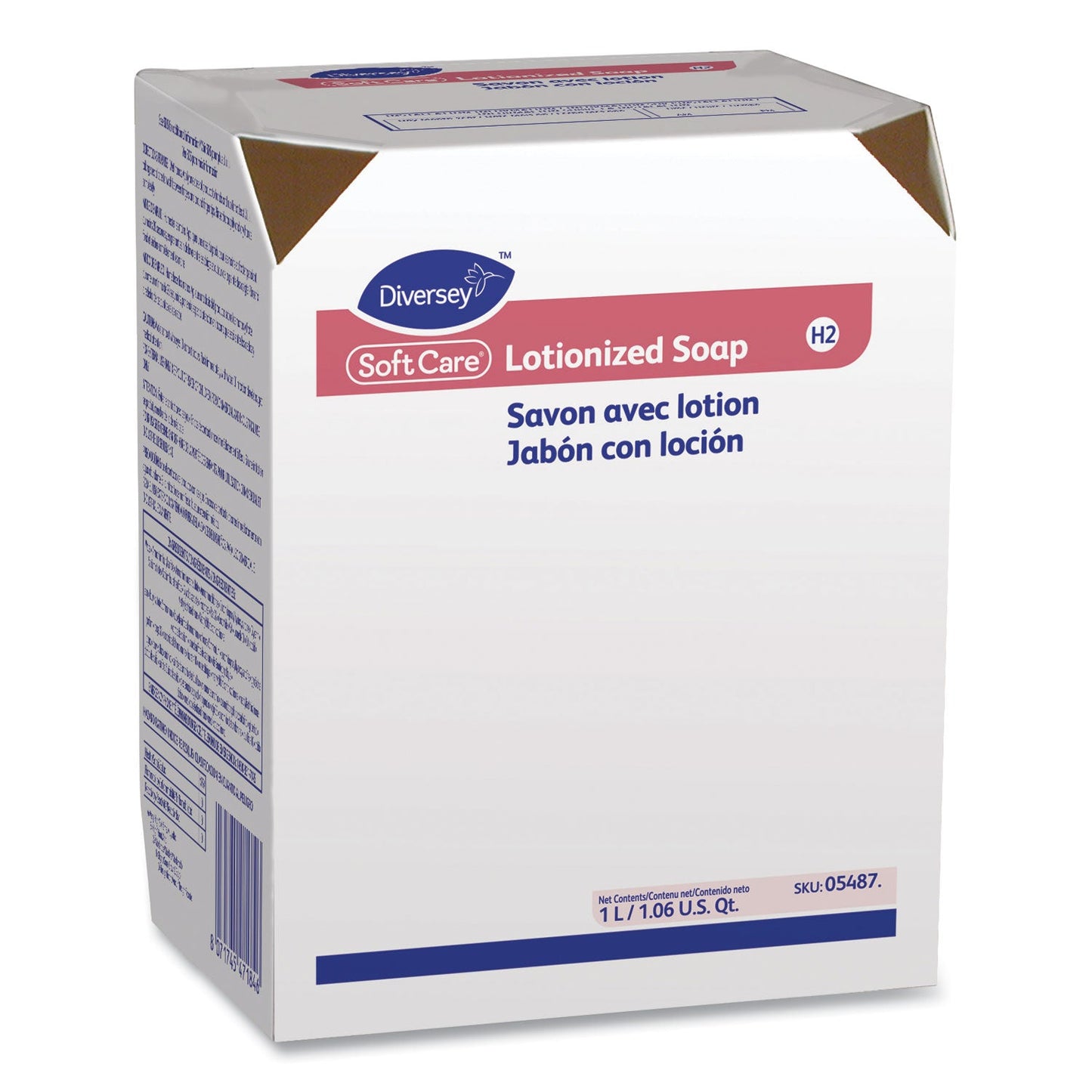 Diversey Soft Care Lotionized Hand Soap, Floral Scent, 1,000 mL Cartridge, 12/Carton