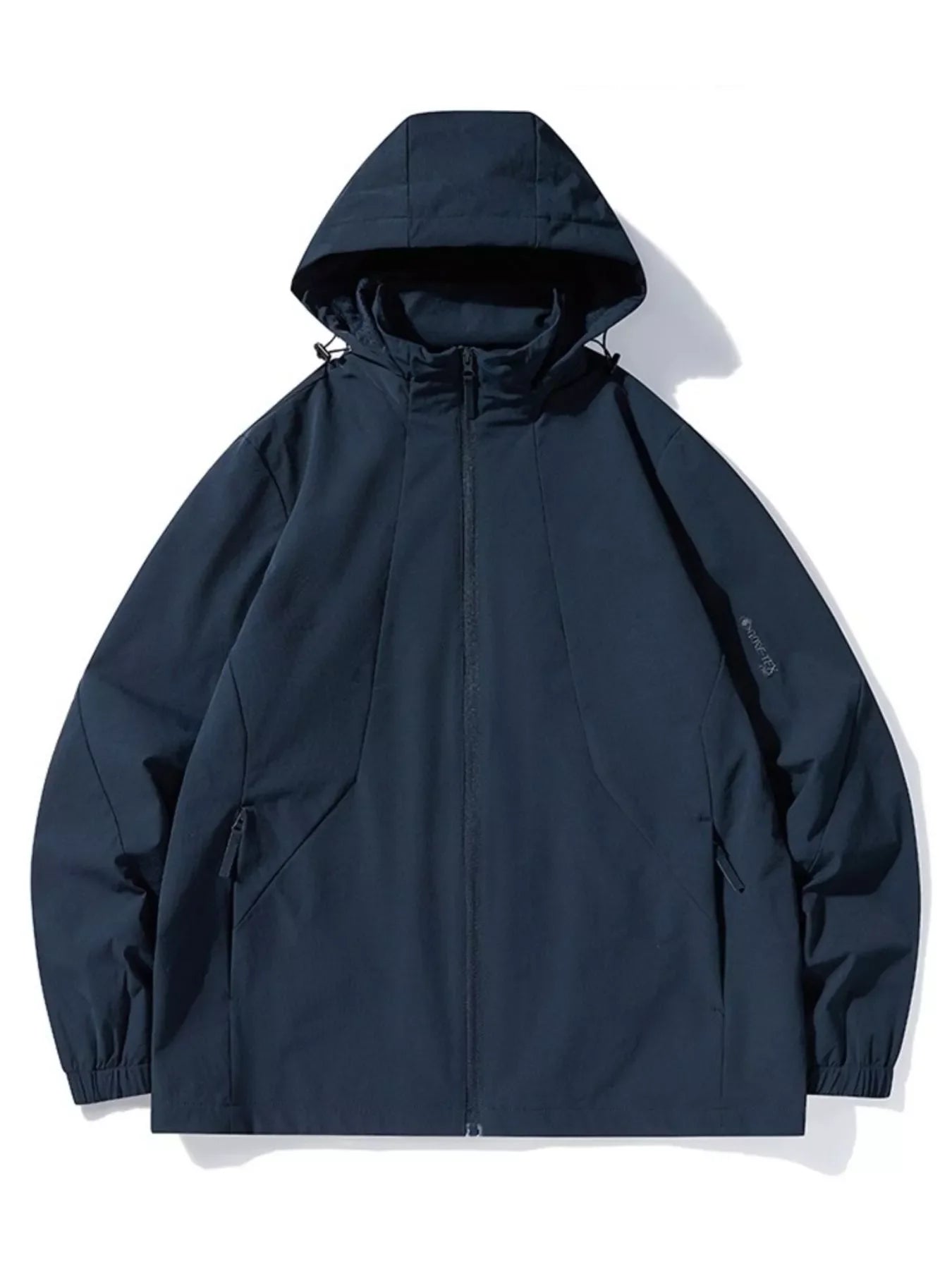 Men's Plus Size Zip Up Hooded Jacket