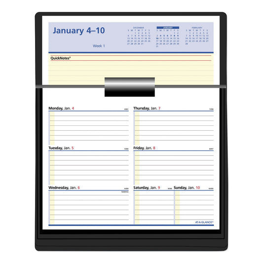 AT-A-GLANCE Flip-A-Week Desk Calendar Refill with QuickNotes, 7 x 6, White Sheets, 2023