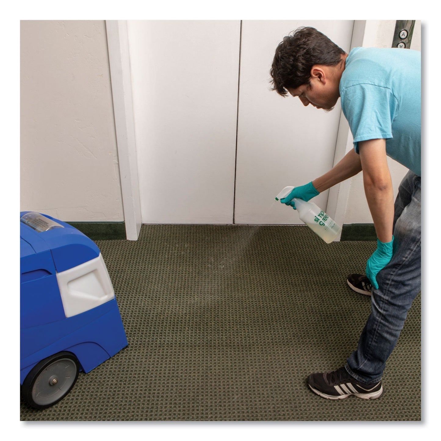 Simple Green Clean Building Carpet Cleaner Concentrate, Unscented, 1gal Bottle
