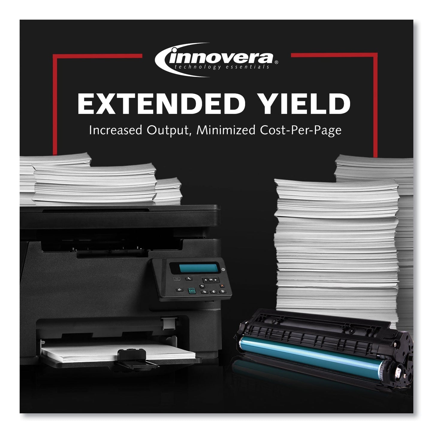 Innovera Remanufactured Black High-Yield Toner, Replacement for 593-BBYO, 8,500 Page-Yield