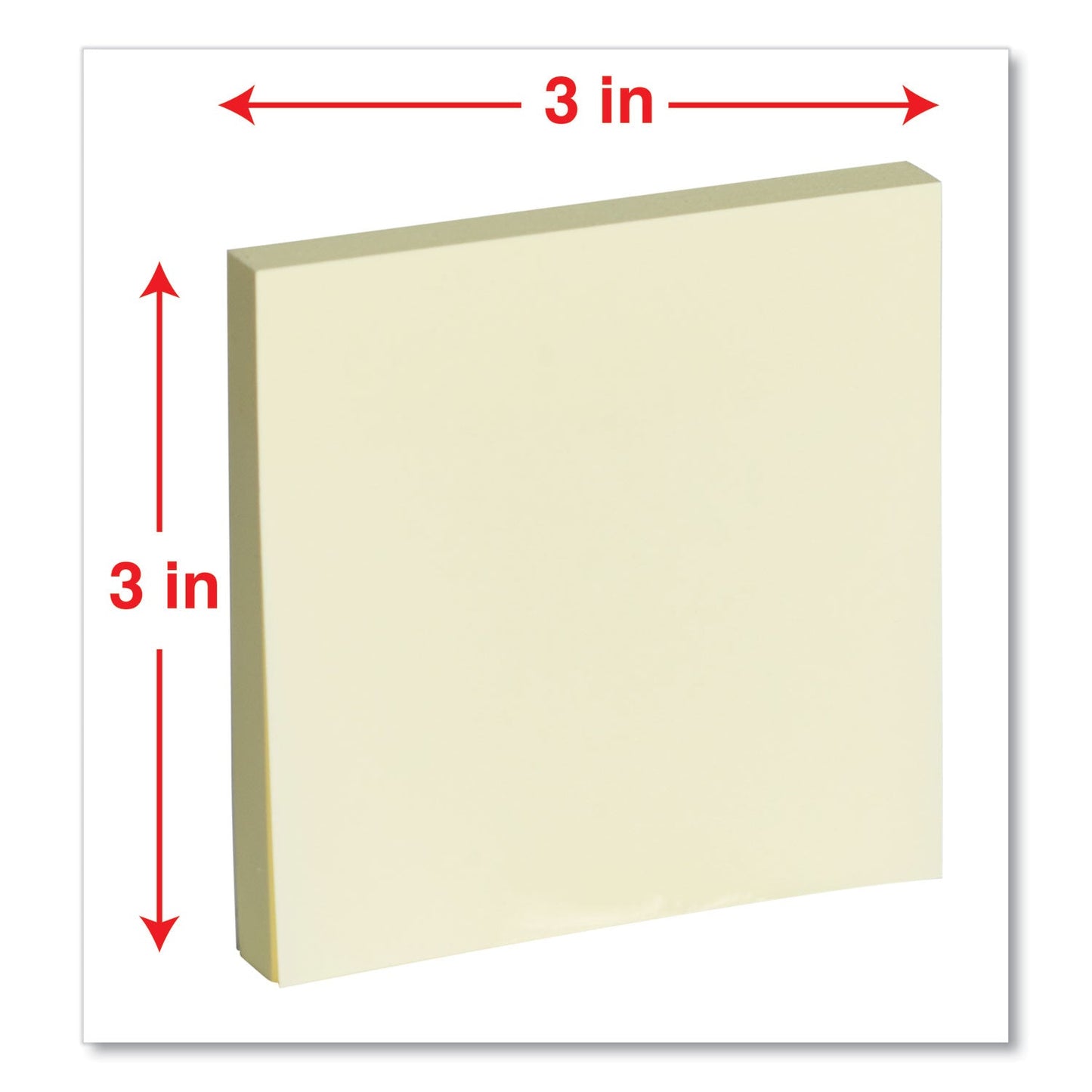 Universal Self-Stick Note Pad Value Pack, 3" x 3", Yellow, 100 Sheets/Pad, 18 Pads/Pack