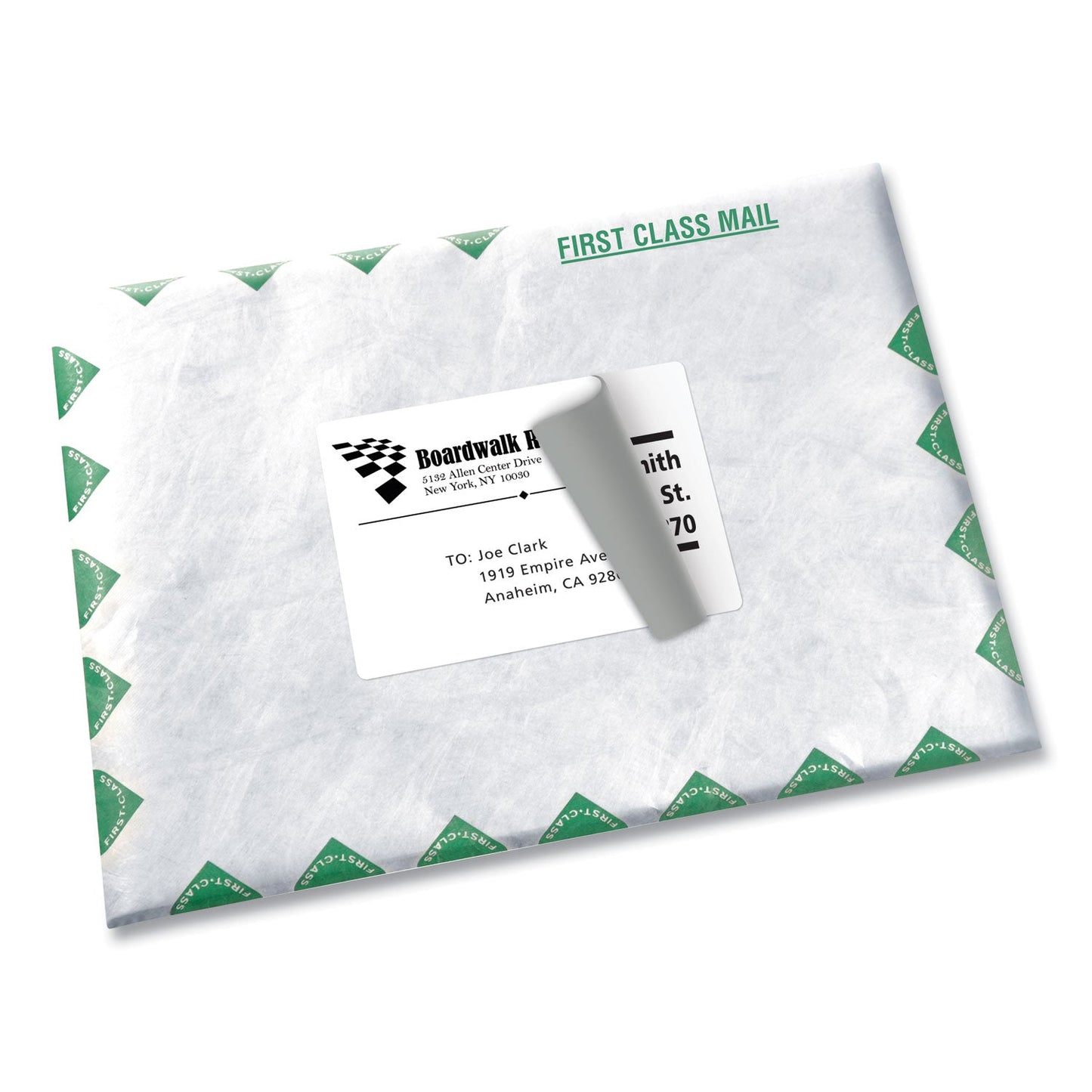 Avery Shipping Labels w/ TrueBlock Technology, Laser Printers, 3.5 x 5, White, 4/Sheet, 100 Sheets/Box