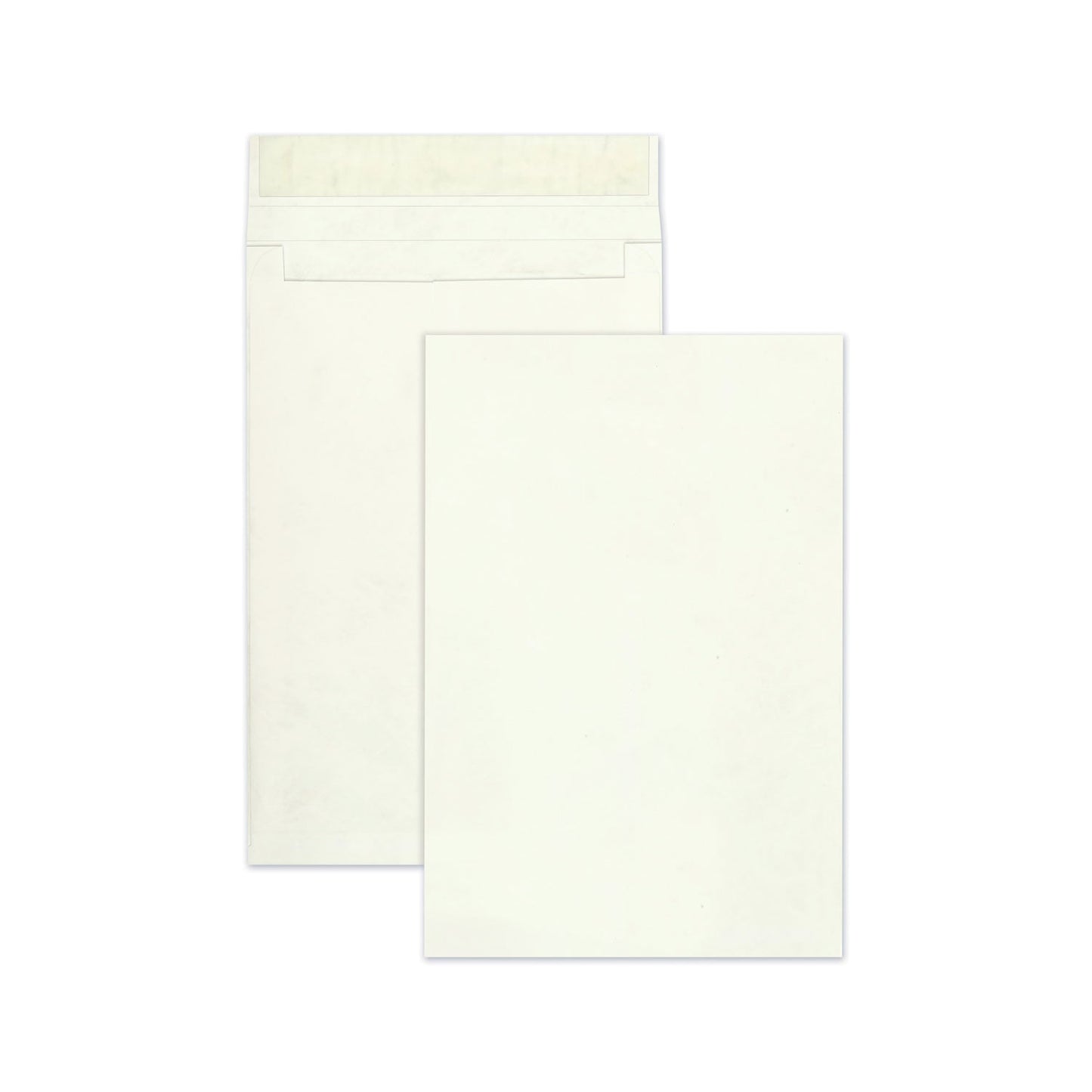 Survivor Lightweight 14 lb Tyvek Open End Expansion Mailers, #15 1/2, Cheese Blade Flap, Redi-Strip Closure, 12 x 16, White, 25/Box