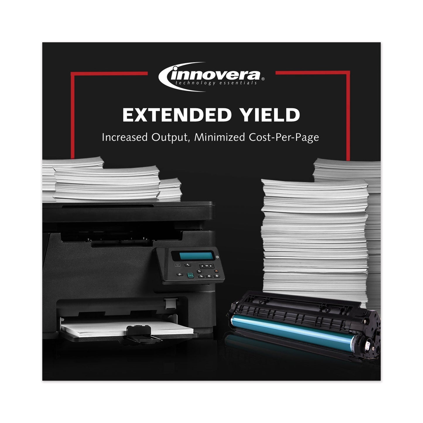 Innovera Remanufactured Cyan High-Yield Toner, Replacement for 331-0777, 1,400 Page-Yield