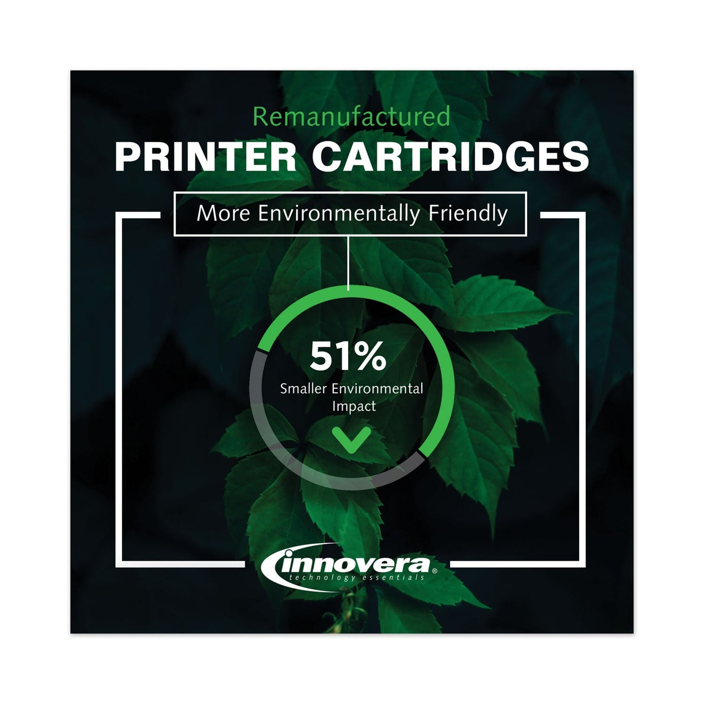 Innovera Remanufactured Black High-Yield Toner, Replacement for TN336BK, 4,000 Page-Yield