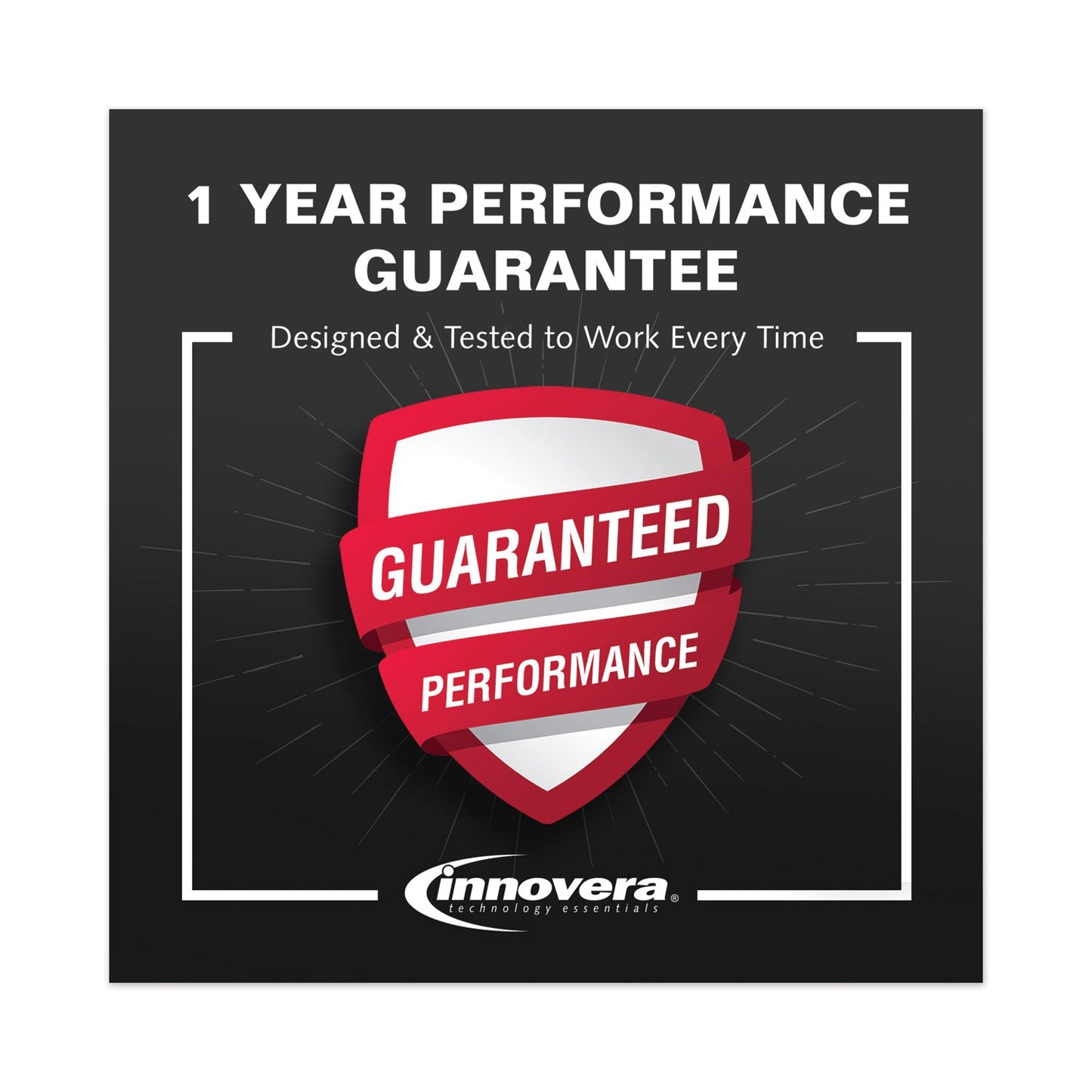Innovera Remanufactured Black High-Yield Toner, Replacement for 593-BBYR, 25,000 Page-Yield