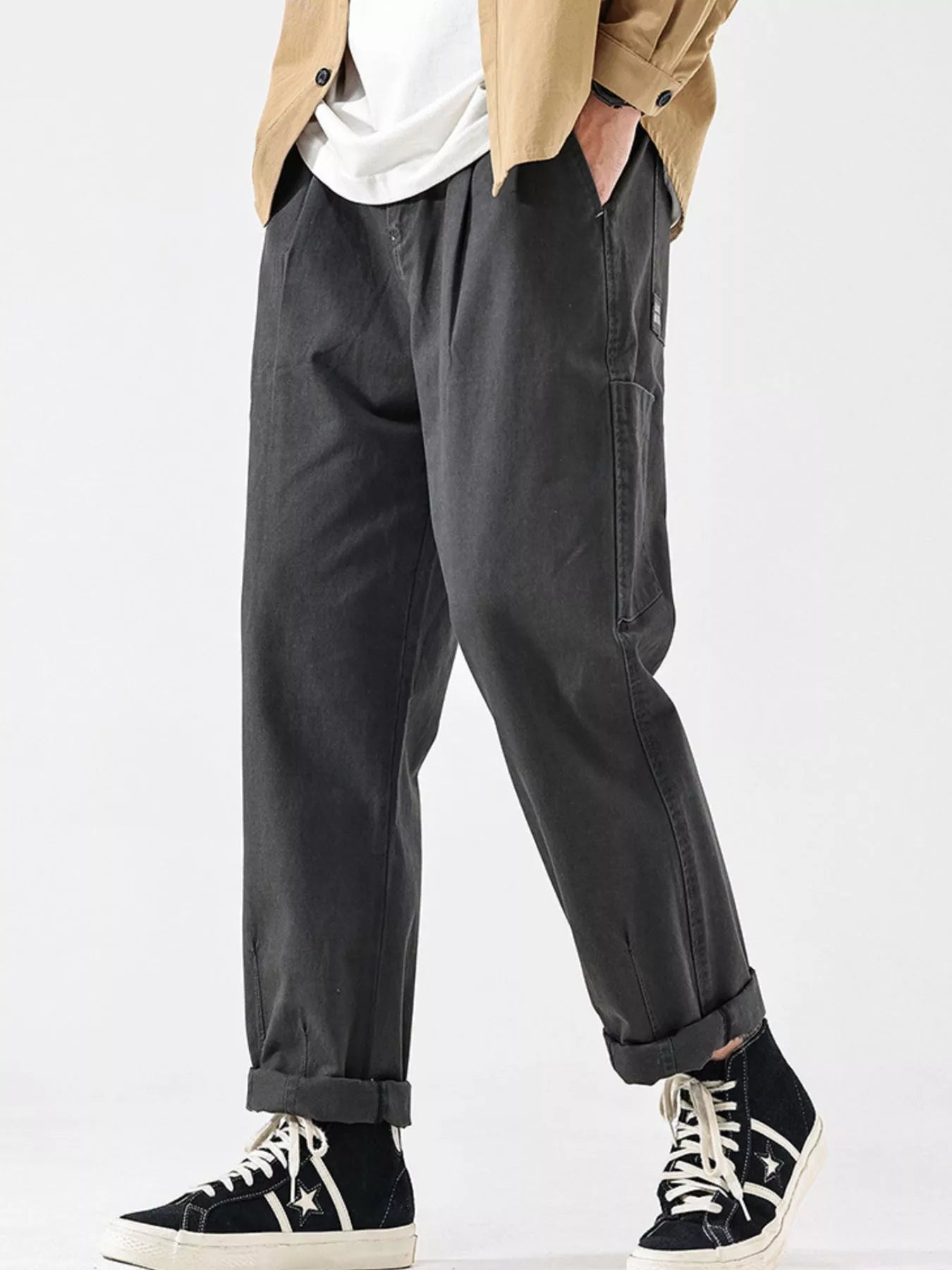 Men's Full Size Casual Loose Fit Pants Plus Size