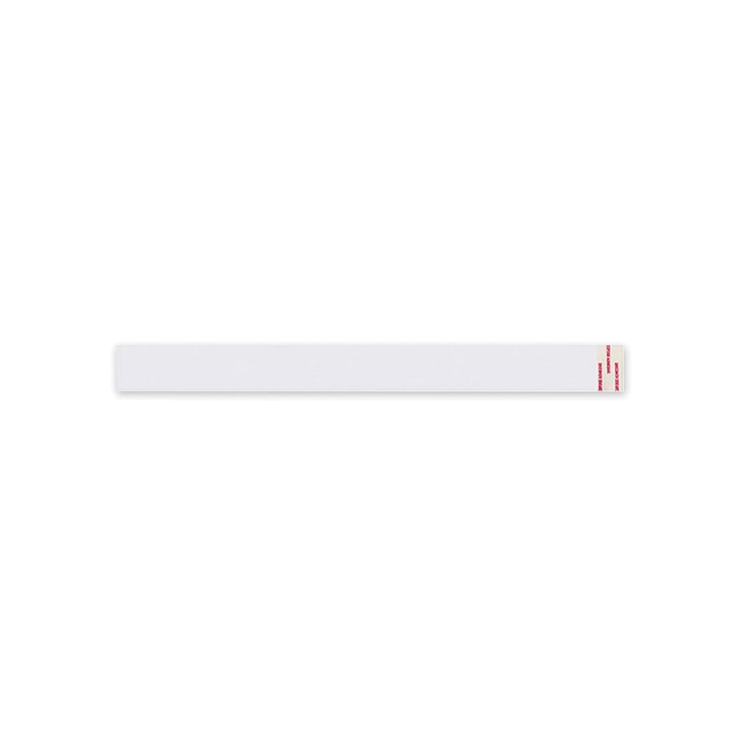Hoffmaster Peel and Seal Tamper Evident Food Container Bands, 1.5" x 24", White, Paper, 2,500/Carton