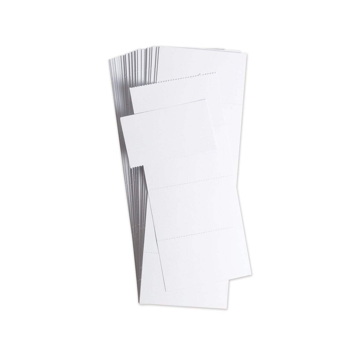 U Brands Data Card Replacement, 3 x 1.75, White, 500/Pack